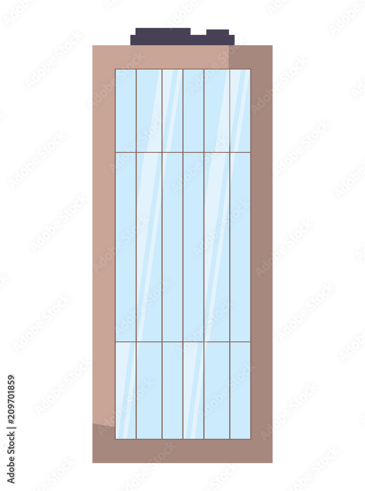 city building icon over white background, colorful design. vector illustration city building icon over white background, colorful design. vector illustration