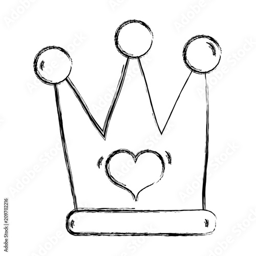 grunge luxury crown object accessory design