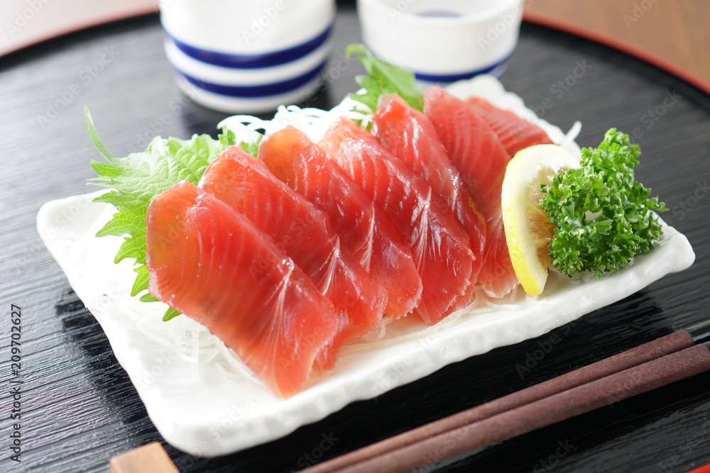 カツオの赤身の刺身 カツオの赤身の刺身