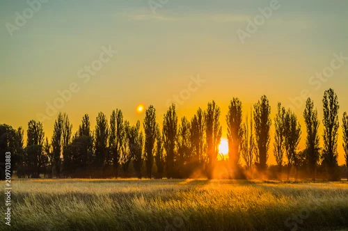 Obraz Zachód słońca