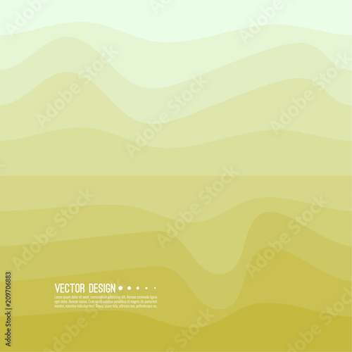 Distorted wave colorful texture. Abstract dynamical rippled surface. Vector stripe deformation background. Transition and gradation of color.
