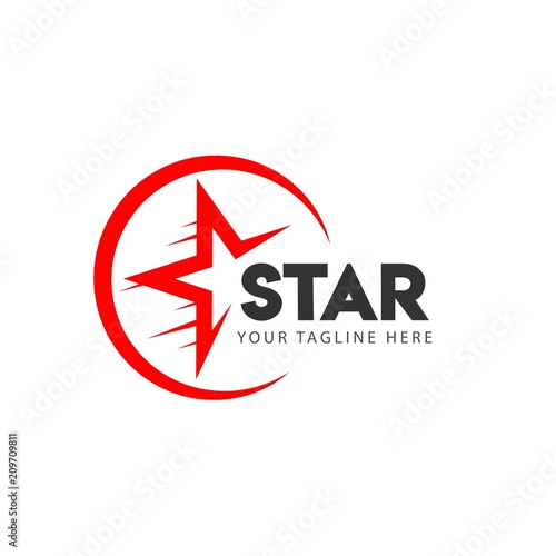 Star Logo Vector Template Design Illustration