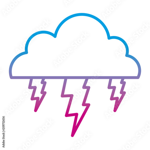 degraded line cloud with thunders electic storm weather