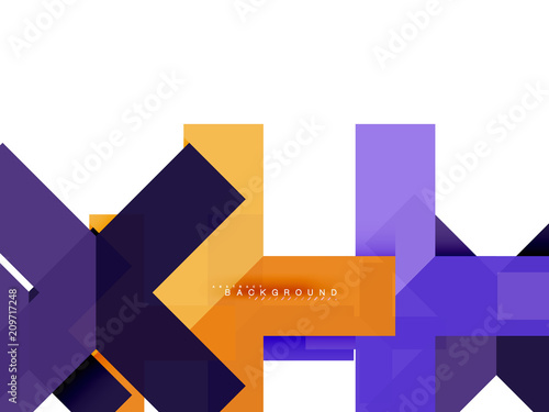 Free Download Multicolored abstract geometric shapes, geometry background for web banner - GFXLoad