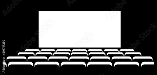 Kino oder Theater Hintergrund