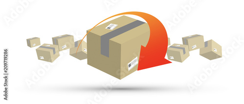 spedizioni, pacchi, pacco, corriere