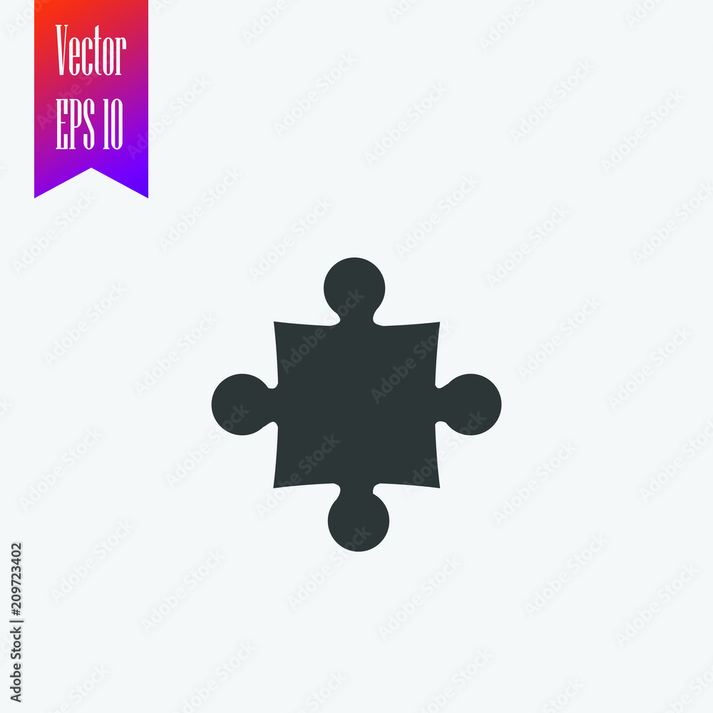 puzzle icon vector puzzle icon vector