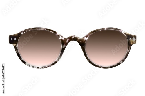 Sunglasses isolated on white background for applying on a portrait 