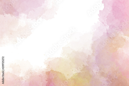 Pink watercolor abstract background © jenteva