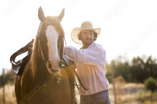 A Cowboy and His Horse © Diane Diederich