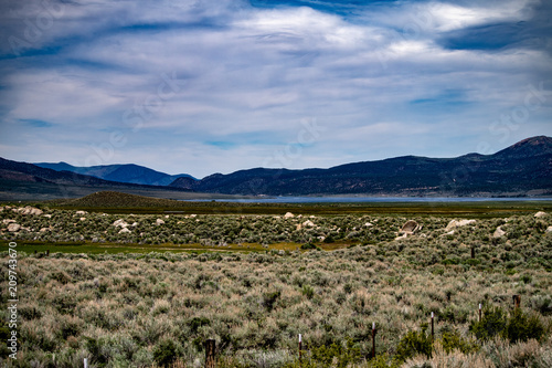 View of Bridgeport Reservour, California photo