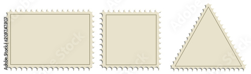 Set postage stamps