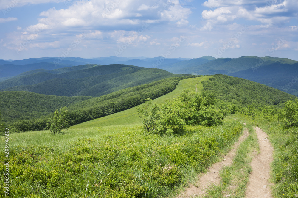 Obraz premium Bieszczady Mountains in Poland
