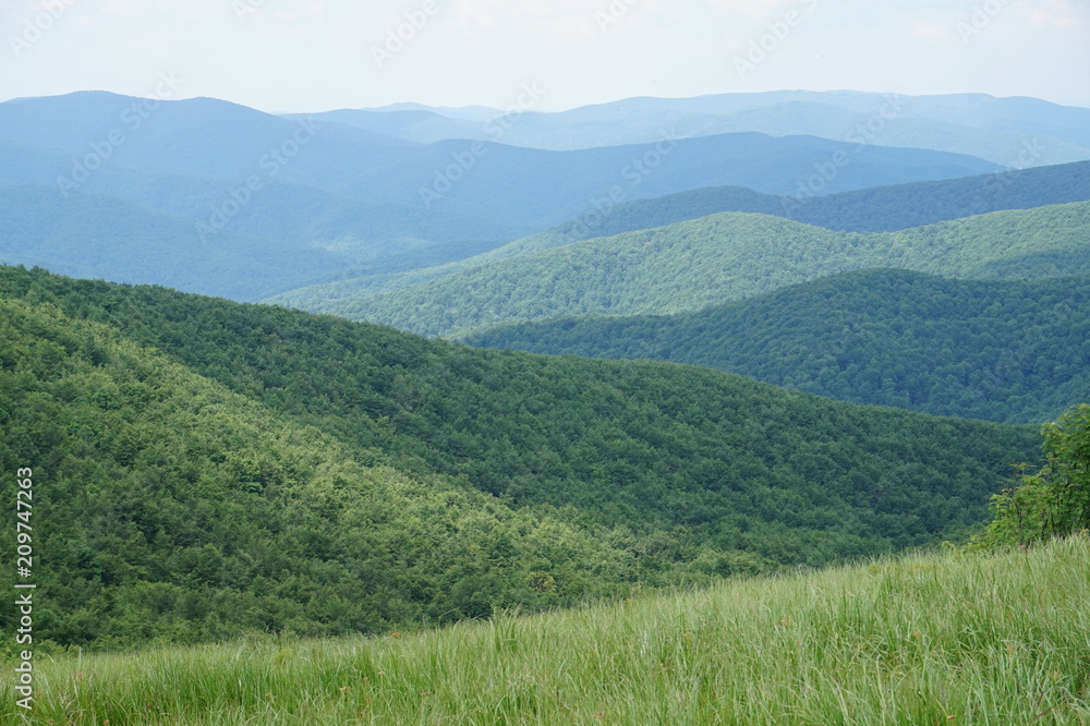 Obraz premium Bieszczady Mountains in Poland