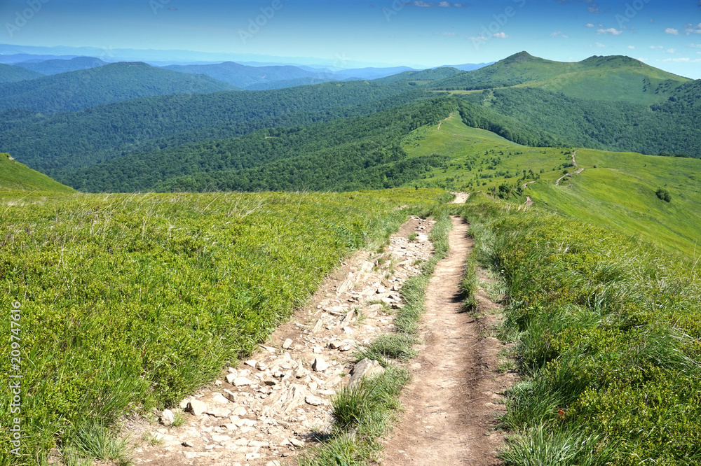 Obraz premium Bieszczady Mountains in Poland