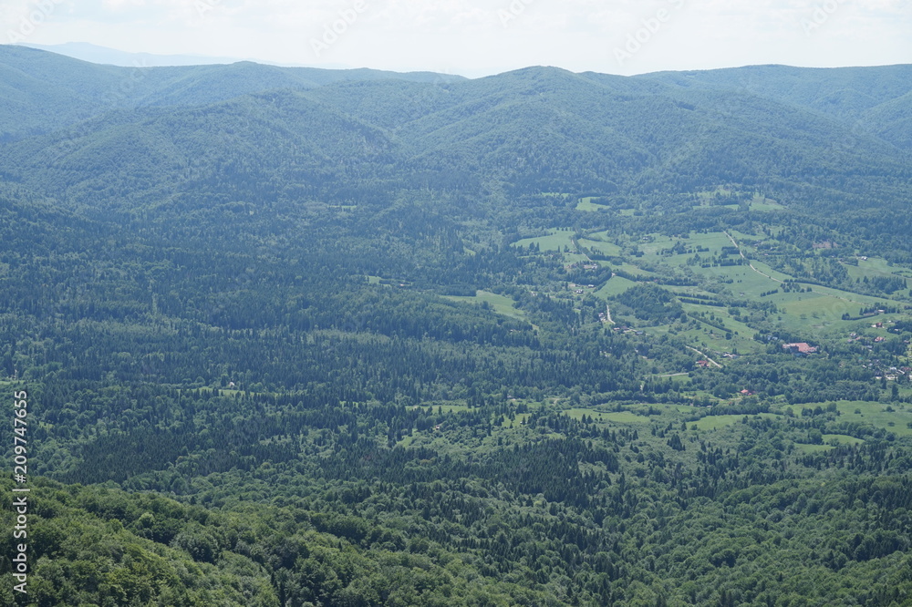 Obraz premium Bieszczady Mountains in Poland