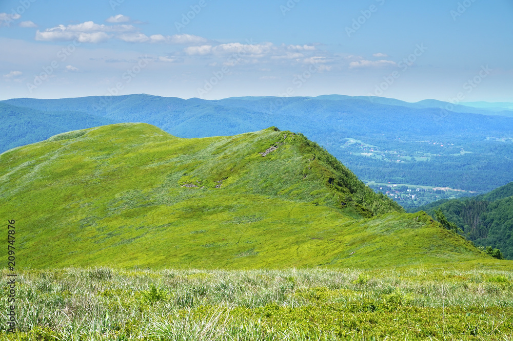 Obraz premium Bieszczady/ Poloniny Mountains in Poland