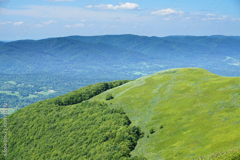 Obraz premium Bieszczady/ Poloniny Mountains in Poland