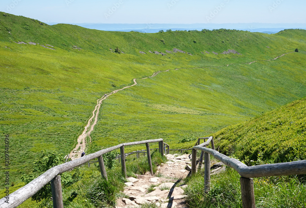 Obraz premium Bieszczady/ Poloniny Mountains in Poland