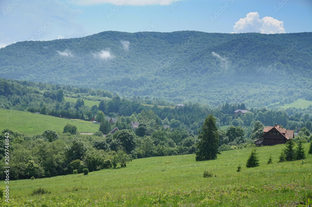 Fototapeta premium Bieszczady Mountains in Poland