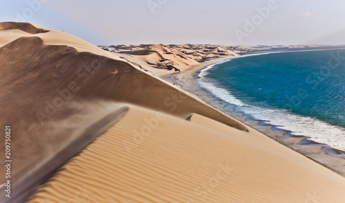 The Namib desert along side the atlantic ocean coast of Namibia, southern Africa