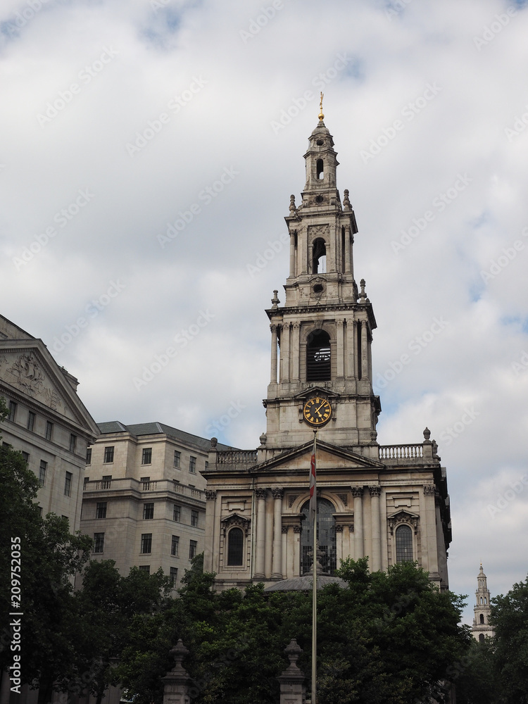 Saint Mary Le Strand church in London