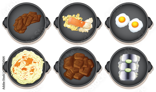 A Set of Healthy Food