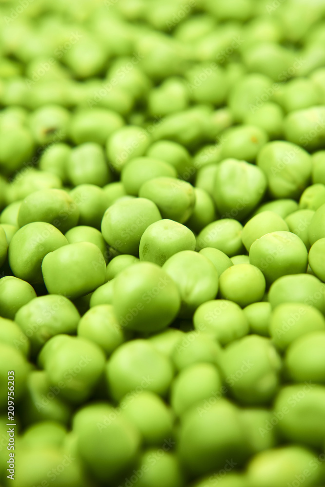 Fresh green peas background texture top view
Fresh green peas background texture top view