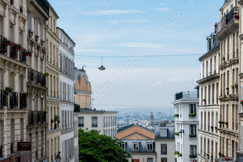 The view of Paris from Montmartre