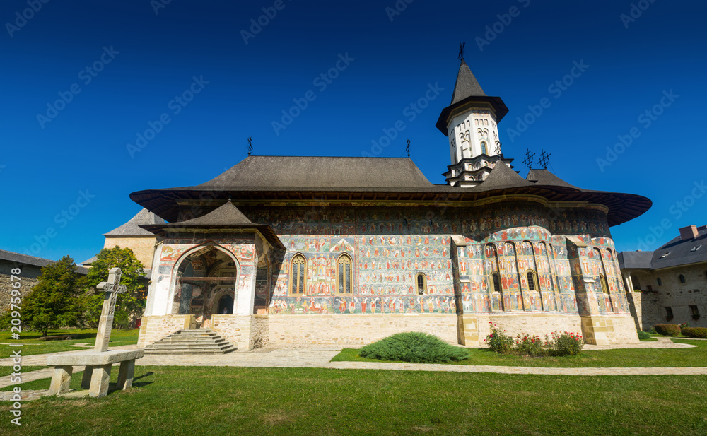 Church of Sucevita Monastery on Bucovina