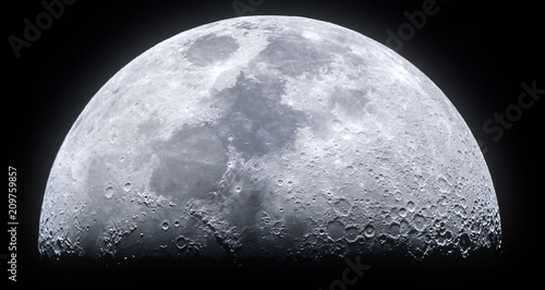 Half moon and the face