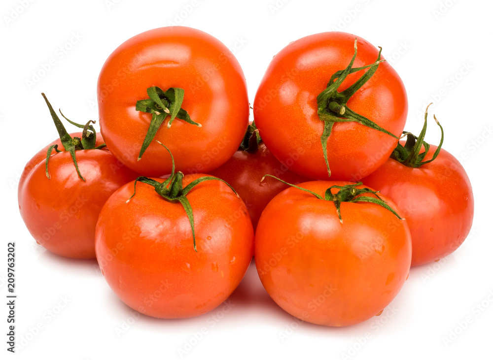 Tomatoes isolated on white background Tomatoes isolated on white background