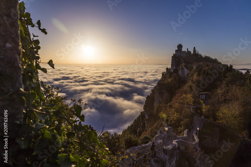 walk path over cloud San Marino
