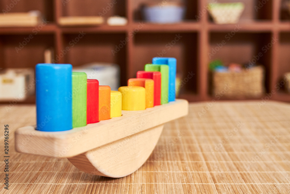 Montessori wooden scale Montessori wooden scale