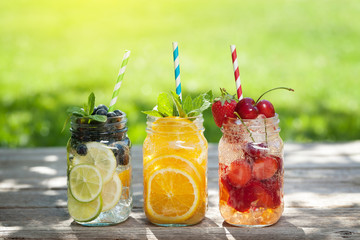 Fresh lemonade jar