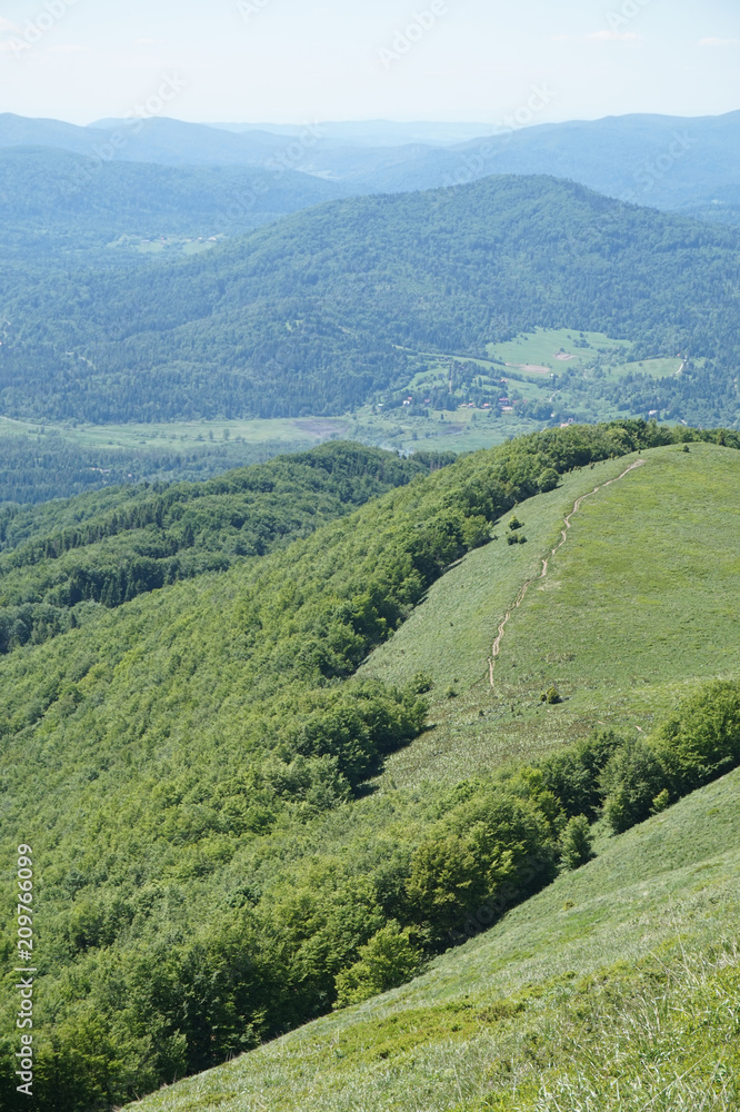 Fototapeta premium Bieszczady Mountains in Poland