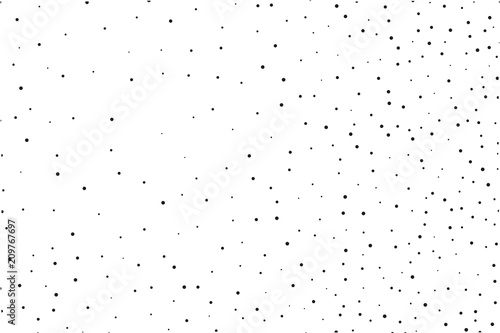 Splatter background. Black glitter blow explosion and splats on white. Black ink blow. Random polka dot Vector illustration