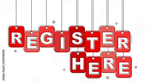 red flat line tag register here