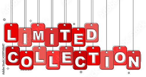 red flat line tag limited collection