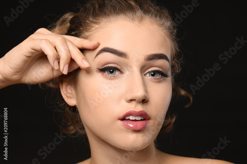 Young woman with beautiful ...