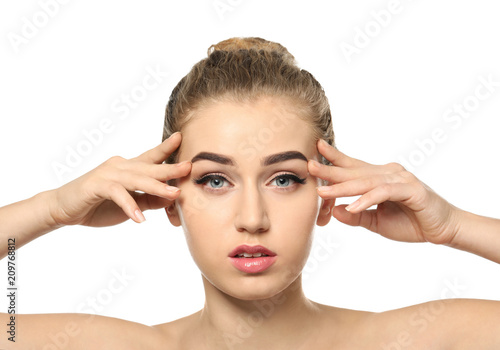 Young woman with beautiful ...