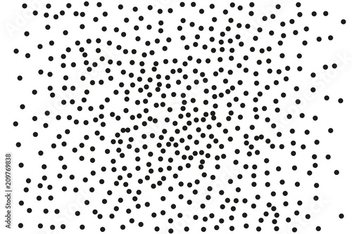  Splatter background. Black glitter blow explosion and splats on white. Black ink blow. Random polka dot Vector illustration