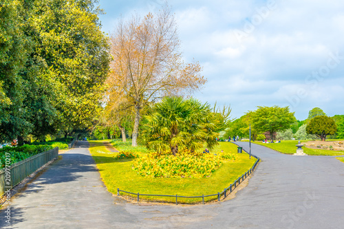 Photography People's garden in the Phoenix park in Dublin, Ireland