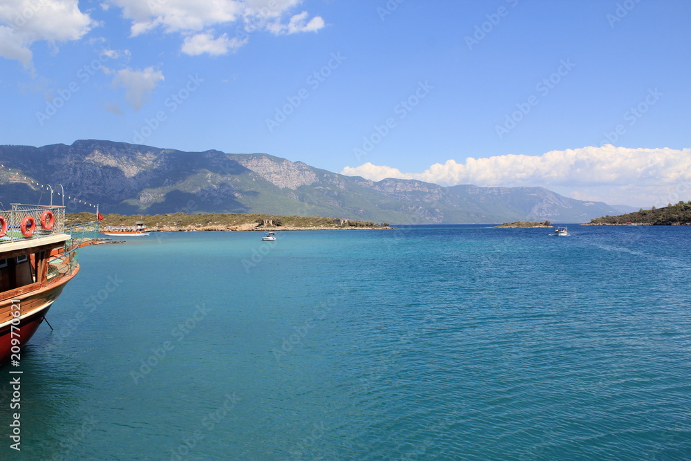 Mediterranean Sea beautiful landscape