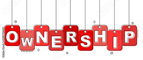 red flat line tag ownership