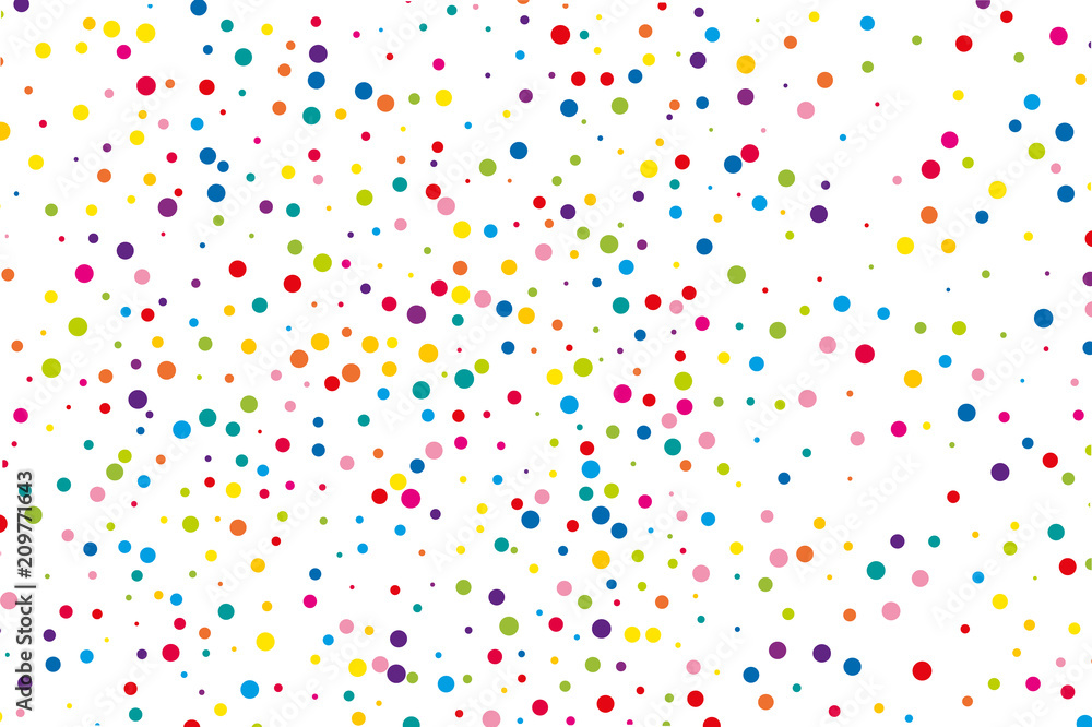 Festival pattern with color round glitter, confetti. Random, chaotic polka dot. Bright background for party invites, wedding, cards Festival pattern with color round glitter, confetti. Random, chaotic polka dot. Bright background for party invites, wedding, cards