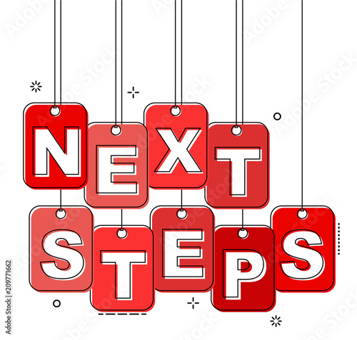 red flat line tag next steps