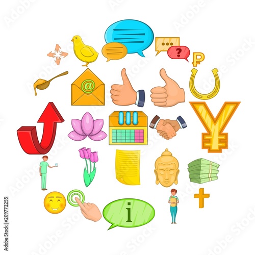 Sacrificing icons set. Cartoon set of 25 sacrificing vector icons for web isolated on white background