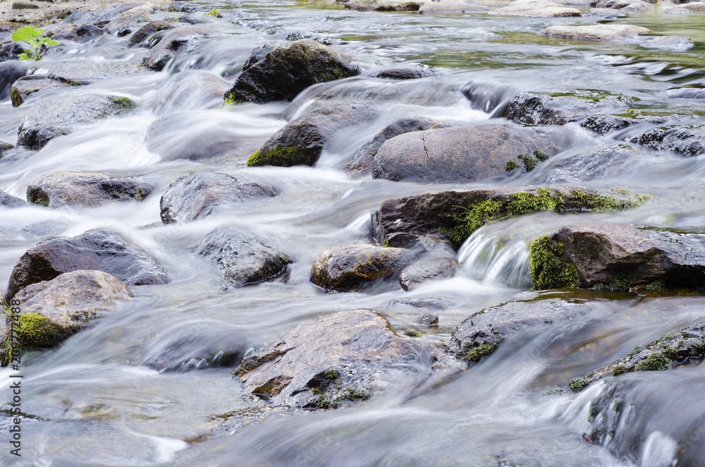 waterfall on a mountain river in the forest 5 waterfall on a mountain river in the forest 5