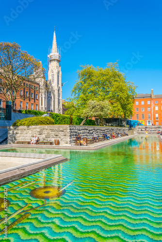 Photography Garden of Remembrance in the central Dublin, Ireland